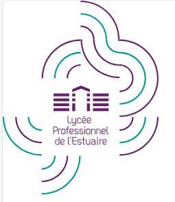 logo bicolore violet / vert symbolisant la citadelle de Blaye et le fronton de l'établissement